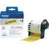 Brother Originale Rotolo etichette Brother DK22606 nero-giallo - U00847