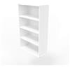 Quadrifoglio Armadio a giorno h. 160 cm 90 x 45 x 160 h, bianco/bianco Linea Practika Quadrifoglio - ECEL90G-BA-BA - D08262
