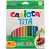 Carioca Matite colorate Carioca Tita diametro 3 mm conf. da 24 colori assortiti 42794 conf. 24 pz - F00884