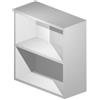 Artexport Mobile basso a giorno cm 800 x 440 x 720h, grigio alluminio Linea Presto Artexport - 50030/5 - R03195