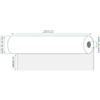 Rotolificio Pugliese ROTOLI CRISTAL PLOTTER 80GR 62,5 X 50 conf. 2 pz - H02017