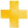 Durable Segnaletica da pavimento forma "croce" DURABLE RAL 1003 giallo 15x15 cm - R01300
