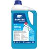 Sanitec Detergente multiuso Sanitec Crystal per vetri, specchi e spolvero anti-alone 5 L / 5 Kg - 2261 - F07688
