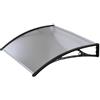 Garden Friend Pensilina modulare trasparente - 100 x 60 cm - in policarbonato alveolare - Garden Friend - D04975