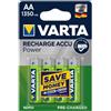 Varta Pile batterie ricaricabili Varta AA (Stilo) - 1,2 V - 1350 mah (conf. 4)