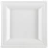 Signor Bio Piatto piano monouso - quadrato - 16 x 16 cm - canna da zucchero - bianco - Signor Bio - conf. 50 pz - G00989