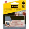 3M Sistema di fissaggio Dual Lock™ - 2,5 x 7,6 cm - trasparente - 3M - blister 2 coppie conf. 2 pz - G04913