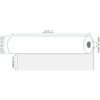 Rotolificio Pugliese ROTOLI CRISTAL PLOTTER 80GR 91,4 X 50 conf. 2 pz - H02020