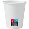 Dopla Bicchieri in carta - 350 ml - PEFC - bianco - Dopla - conf. 50 pezzi - F07414