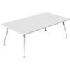 Artexport Tavolo riunioni gambe metallo inclinate cm 200 x 110 x 72 h, bianco Linea Plaza Artexport - TA-200/3 - Z15036