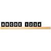 Securit Kit mensola portamessaggi nero + 169 tessere letter board securit - Z12428