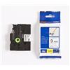 Brother Originale Nastro Brother 9 mm x 8 mt (TZEFX221) nero-bianco - U00925