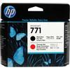 HP Originale Testina di stampa HP 771 (CE017A) nero opaco -rosso cromatico - 138281