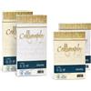 Favini 25 buste calligraphy lino 120gr 12x18cm bianco favini - Z03511