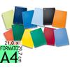 Pigna Quaderno a quadretti A4 Monocromo colori assortiti (80 gr) - rigatura 10 mm - 40 fogli
