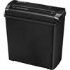 Fellowes Distruggidocumenti a strisce P-1 Fellowes nero - 5 fogli (manuale) - 11 lt - 5 m/min