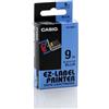 Casio Originale Nastro casio 9mm x 8mt nero su blu - Z01631