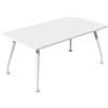 Artexport Tavolo riunioni gambe metallo inclinate cm 160 x 110 x 72 h, bianco Linea Plaza Artexport - TA-160/3 - Z15038