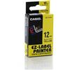 Casio Originale Nastro casio 12mm x 8mt nero su giallo - Z01262