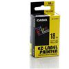 Casio Originale Nastro casio 18mm x 8mt nero su giallo - Z01547