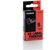 Casio Originale Nastro casio 9mm x 8mt nero su rosso - Z01630
