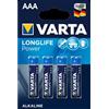 Varta Pile batterie Varta Longlife Power AAA (Ministilo) - 1,5 V (conf. 4)
