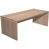 Artexport Scrivania ciliegio arabis con modesty panel - gambe a pannello in legno - 210 x 90 x 74 cm