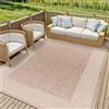 Livabliss Layla Cottage Rectangle Tappeto | Vaniglia, Beige | 160x213cm | Patio e Spazio Esterno | Tessuto a Macchina Polipropilene