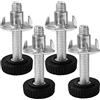 cyclingcolors 4x Piedini per Mobili Regolabili vite + dado a T M4 M5 M6 Livellamento Gambe tavolo (M4x25)
