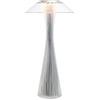 Kartell Space Lampada da Tavolo, Cromato, 15ⵁx30 cm