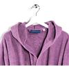 Caleffi - Accappatoio MINORCA per Bambini Unisex con Cappuccio, in Spugna 100% morbido Cotone idrofilo 400gsm, Lavabile in Lavatrice 40° + Asciugatrice, Taglia 10-12 anni Colore CICLAMINO