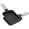 LAGRANGE Set di 2 padelle lavavetri rettangolari, manico grigio