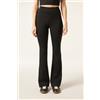 Calzedonia Pantaloni A Zampa Soft Touch First Class Nero