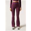 Calzedonia Pantaloni A Zampa Soft Touch First Class Bordeaux