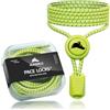 ALPHAPACE PACE LOCKS Button Lock Lacci delle Scarpe Elastici Autobloccanti 120cm, Lacci delle Scarpe Senza Nodi, Chiusura Facile, Chiusura Rapida per Scarpe da Sport, Bambini e Anziani