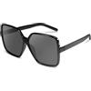 Dollger Occhiali da Sole Quadrata da Uomo Donna Vintage UV400 Protection