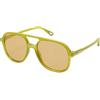 SOJOS Occhiali da Sole da Uomo Donna Polarizzati Vintage Rettangolari Quadrati Grandi Specchio Occhiali da Sole UV400 Protezione SJ2174 con Verde oliva/marrone