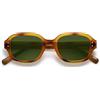SOJOS Occhiali da Sole Rettangolari per Donne Occhiali Da Sole Esagonali Vintage Di Tendenza Viso Stretto SJ2218