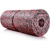 BODYMATE Foam roll CARE medio-duro con rientranza per alleviamento della pressione sulla colonna vertebrale con e-book 35x14cm