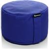 BODYMATE Cuscino da Yoga rotondo Extra Alto 20cm Diametro 31cm con Imbottitura di Grano Saraceno e Spelta - Rivestimento Lavabile in Lavatrice 100% Cotone extra Spesso - Cuscino da Meditazione - Zafu