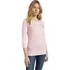 TOM TAILOR Le signore Maniche lunghe a righe 1024035, 26035 - White Green Small Stripe, M
