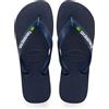 Havaianas - Brasil Logo, Infradito Iconiche, Comode E Resistenti, Strisce con la Bandiera Del Brasile E Suola Antiscivolo Con Strisce Colorate, Unisex Adulti