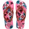 Havaianas Kids Flores, Infradito Unisex - Bambini e ragazzi, Beige, 23/24 EU