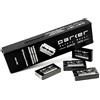 Parker Safety Razor 100 lame Double Edge Premium Platinum - Lame di rasoio di sicurezza per uomo per la rasatura - Lame di rasoio Platinum Double per uomo