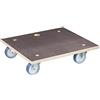 WAGNER Carrello da trasporto MM 1145 I 59 x 49 cm - per carichi pesanti e mobili I portata 500 kg I foro di sollevamento I superficie antiscivolo I certificato FSC® - 20114501