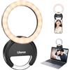 ULANZI Ring Light Telefono 4" Luce per Foto 3 Temperature Colore 3000K-7000K LED Portatile Luce Selfie 5 Livelli Luminosità Lampada Foto per Video Conferenza Streaming Truccarsi Vlog Youtube TikTok