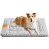 Feandrea Tappeto Caldo per Cani e Gatti, Materasso per Gabbia, Letto Coperta per Cani e Gatti, 90 x 65 cm, M, Lavabile in Lavatrice, Asciugabile, Antiscivolo, Grigio Tortora PPB002G01
