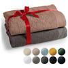 Blumtal Telo Doccia Premium - Set di Asciugamani da Sauna 80x200cm - Asciugamano da Doccia Certificato Oeko-TEX - 100% Cotone - Asciugamani Doccia Grande - 2 Pezzi - Rosa/Antracite