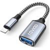 RAVIAD Adattatore Lightning a USB [Certificato MFi], Lightning a USB Adattatori Cavo OTG iOS per iPhone/i-Pad, Cavo USB3.0 Camera Adapter Supporta Hub, Mouse, Tastiera, Lettore di Schede