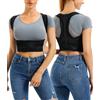 Junlan Correttore Posturale Spalle Schiena Busto Ortopedico Lombare Uomo e Donna Raddrizza Dritta Supporto per Schiena Dritta e Raddrizza Fascia Spalle(Nero,XS-S)